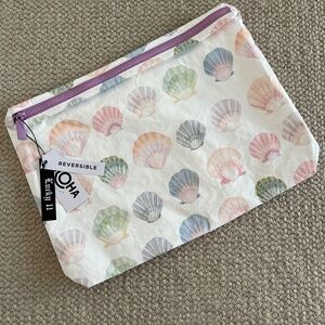 NWT ALOHA Collection MAX Pouch | Ocean Paper Shells ** LUCKY 11 **